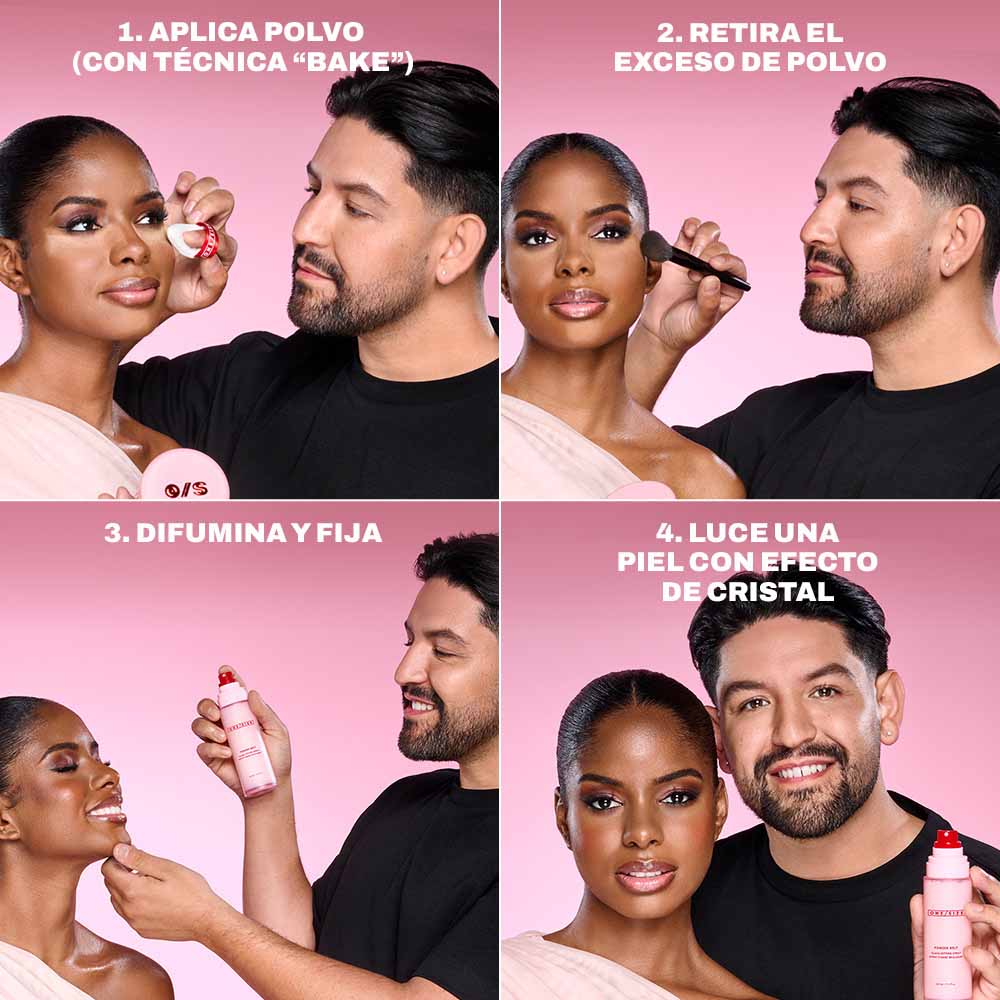 POWDER MELT GLASS SETTING SPRAY (FIJADOR DE MAQUILLAJE)